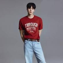 에이션패션 폴햄, 배우 송강과 함께 폴로 스웨터와 쿨링 데님 팬츠로 봄 데일리룩