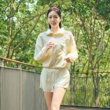 있지 유나, 시티 러닝은 짧게! 비현실 늘씬 각선미 뽐낸 쇼츠 러닝코어 애슬레저룩