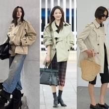 짧아야 핫걸! 안유진·카즈하·김나영·정은채·이유미, 반전있는 숏 트렌치룩