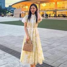 오나라, 곱게 차려 입은 피아노 독주희 나들이! 하늘하늘 맵시나는 꽃무늬 원피스룩