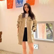 손연재, 스커트가 짧아지는 봄날! 오버핏 카고 재킷에 초미니 하의실종 걸리시룩