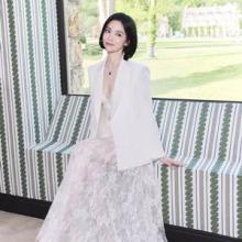 송혜교, 우아한 파리지엔! 하이 주얼리와 만난 프렌치 시크 시스루와 재킷 드레스룩