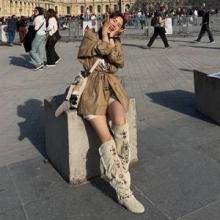 장영란, 인생 첫 파리 텐션 터졌다! 원피스 같은 트렌치 보헤미안 트래블룩