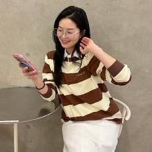 류이서, 결혼 5년차! 승무원 시절 분위기 그대로 풋풋한 스트라이프 봄 프레피룩