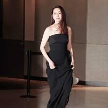 [패션엔 포토] 이민정, 예술적인 하이주얼리룩의 진수! 빛난는 순간 블랙 오프숄더 드레스룩