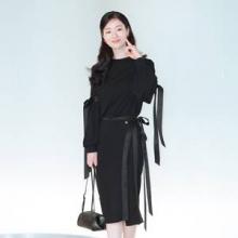 [패션엔 포토] 전여빈, 이렇게 러블리했나? 스트랩 블랙 원피스 로맨틱 우아미 드레스룩