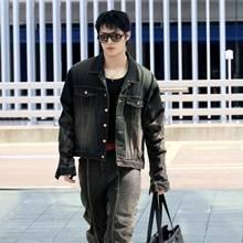에이티즈 민기, 급이 다른 빈티지 데님핏! 데님 온 데님 패션 프랑스 파리 출국