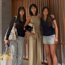 전미라, 두 딸과 나란히 붕어빵 비주얼! 닮은 듯 다른 훈훈한 섬머 패밀리룩 
