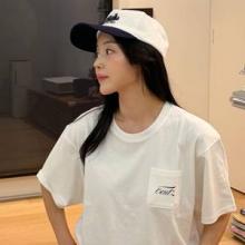 한지혜, 쇼츠에는 반팔이 국룰! 티셔츠 하나로 끝낸 쇼츠&티셔츠 섬머룩