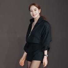 [패션엔 포토] 김혜수, 역시나 갓혜수! 믿기지 않는 탄탄 몸매 화끈한 블랙 쇼츠룩