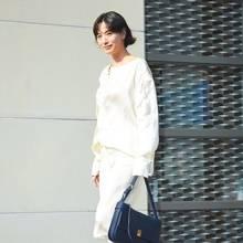 [패션엔 포토] 나나 맞아? 확 달라진 비주얼과 스타일 청순한 화이트 펀칭 원피스룩