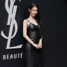 [패션엔 포토] 아이들 미연, 이렇게 섹시했나? 청순 벗은 고혹미 올 블랙 레더 드레스룩 
