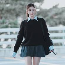 [패션엔 포토] 트와이스 사나, 만화 뚫고 나온 듯 공항이 들썩! 만찢녀 요정의 프레피룩