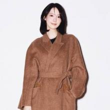 윤아, 벌써 겨울 패션 시작! 허리 질끈 묶으니 더 우아 브라운 롱 코트 클래식 겨울룩
