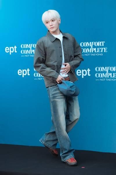 [패션엔 포토] NCT 태용, 성수동 뒤흔든 힙스터! 셔켓 하나로 끝낸 빈티지 캐주얼룩