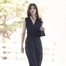 [패션엔 포토] 서동주, 미모의 변호사룩! 美 출장길 연예인 뺨치는 블랙 드레스룩