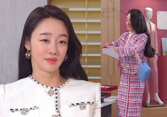 패션엔 :: [그 옷 어디꺼] '미스 몬테크리스토' 최여진, 봄에 입기 좋은 트위드룩 어디꺼?