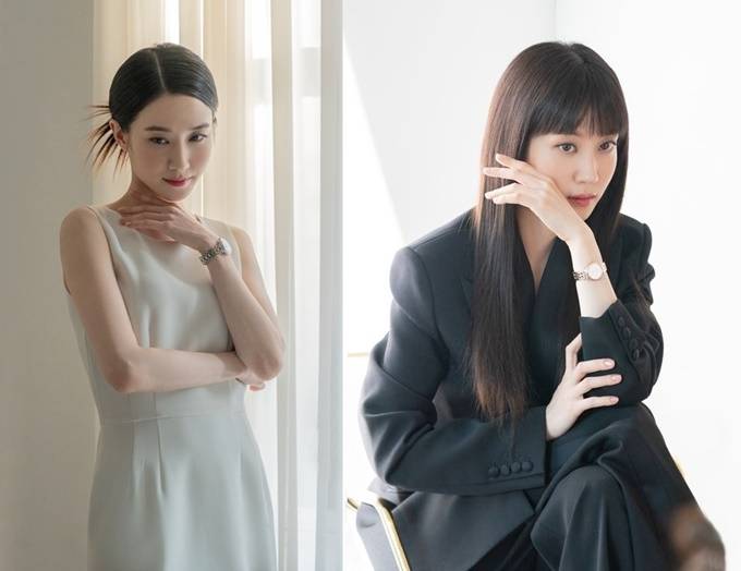 블랙＆화이트헤어 이미지