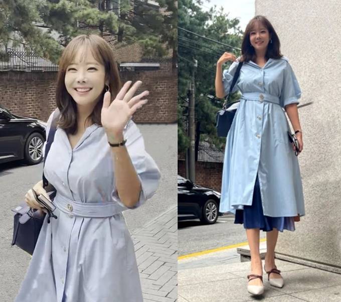 패션엔 :: '세아이 엄마' 소유진, 오늘도 열일! 가을맞이 트렌치 원피스룩 외출 패션엔 :: '세아이 엄마' 소유진, 오늘도 열일! 가을맞이 트렌치 원피스룩 외출